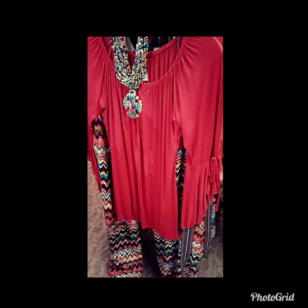 Bell sleeve top